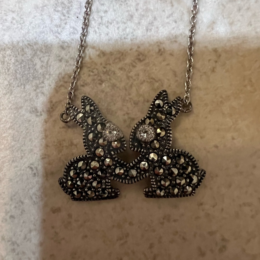 MARC SWAROVSKI MERCASITE RABBIT LOVE